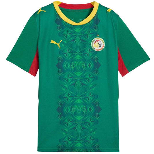 Green-Red - Front - Puma Childrens-Kids Fifa World Cup 2026 Senegal Away Shirt