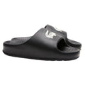 Black-White - Front - Lacoste Mens Serve 2.0 Sliders