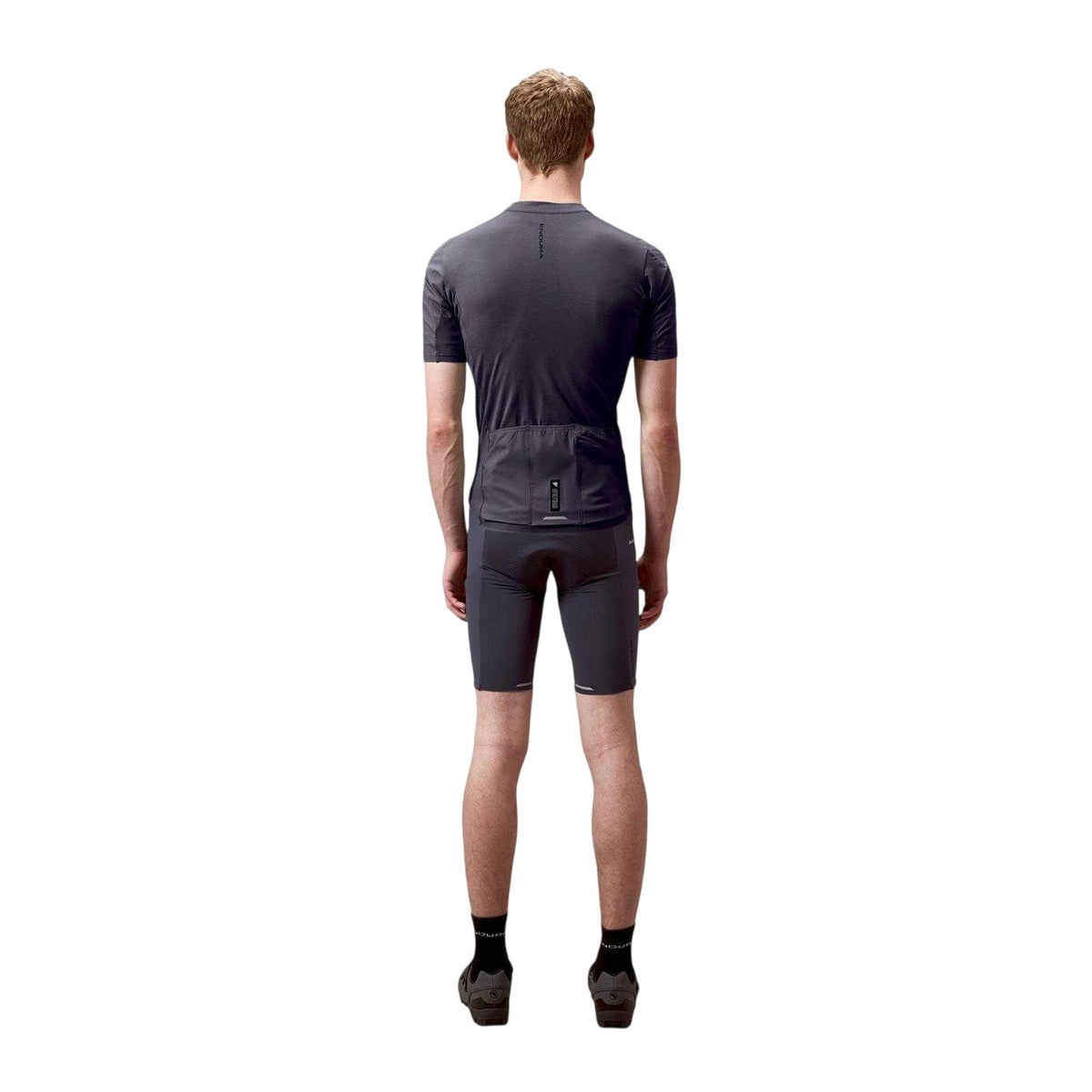 Carbon Grey - Pack Shot - Endura Mens Relaxed Fit Cycling Jersey