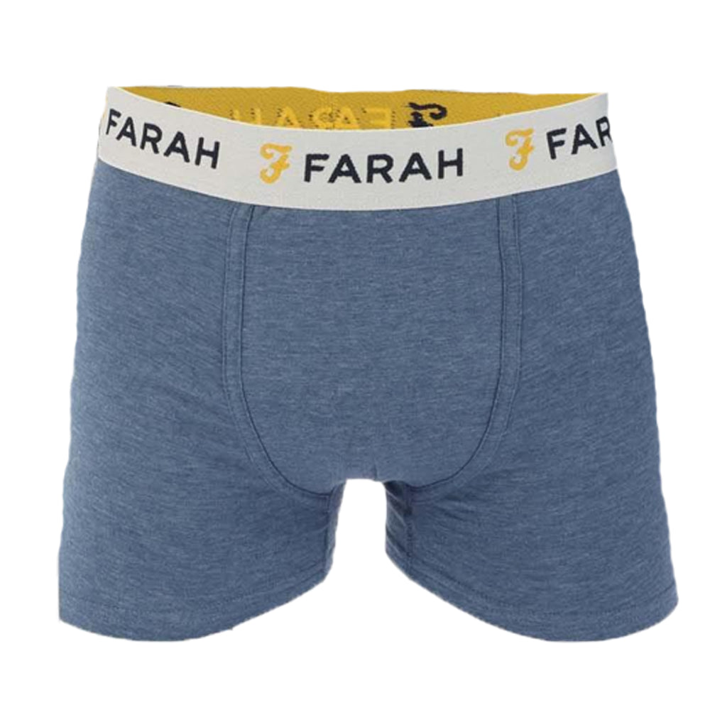 Multicoloured - Back - Farah Mens Orden Boxer Shorts (Pack of 5)
