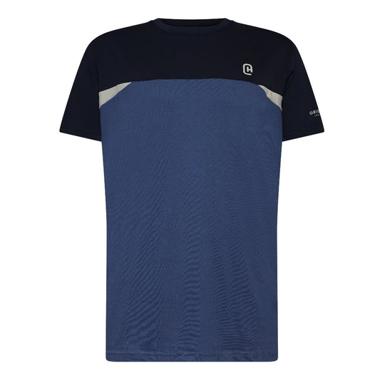 Blue - Front - Crosshatch Mens Castlebay Short-Sleeved T-Shirt