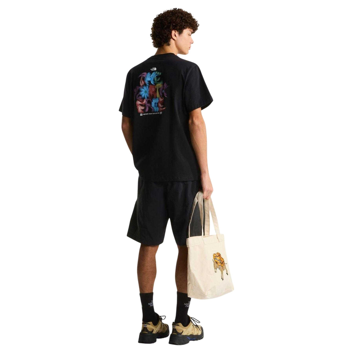 Black - Lifestyle - The North Face Mens 1966 Graphic Print Oversized T-Shirt