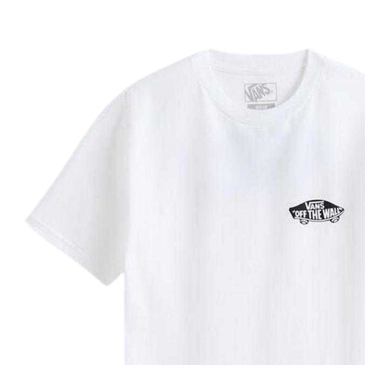 White - Side - Vans Childrens-Kids Short-Sleeved T-Shirt