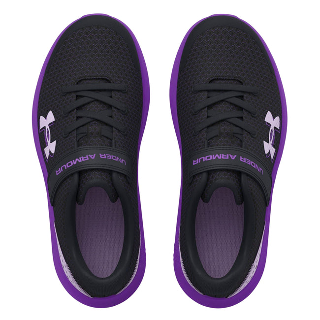Black - Lifestyle - Under Armour Childrens-Kids Pre-School Surge 4 Running Trainers