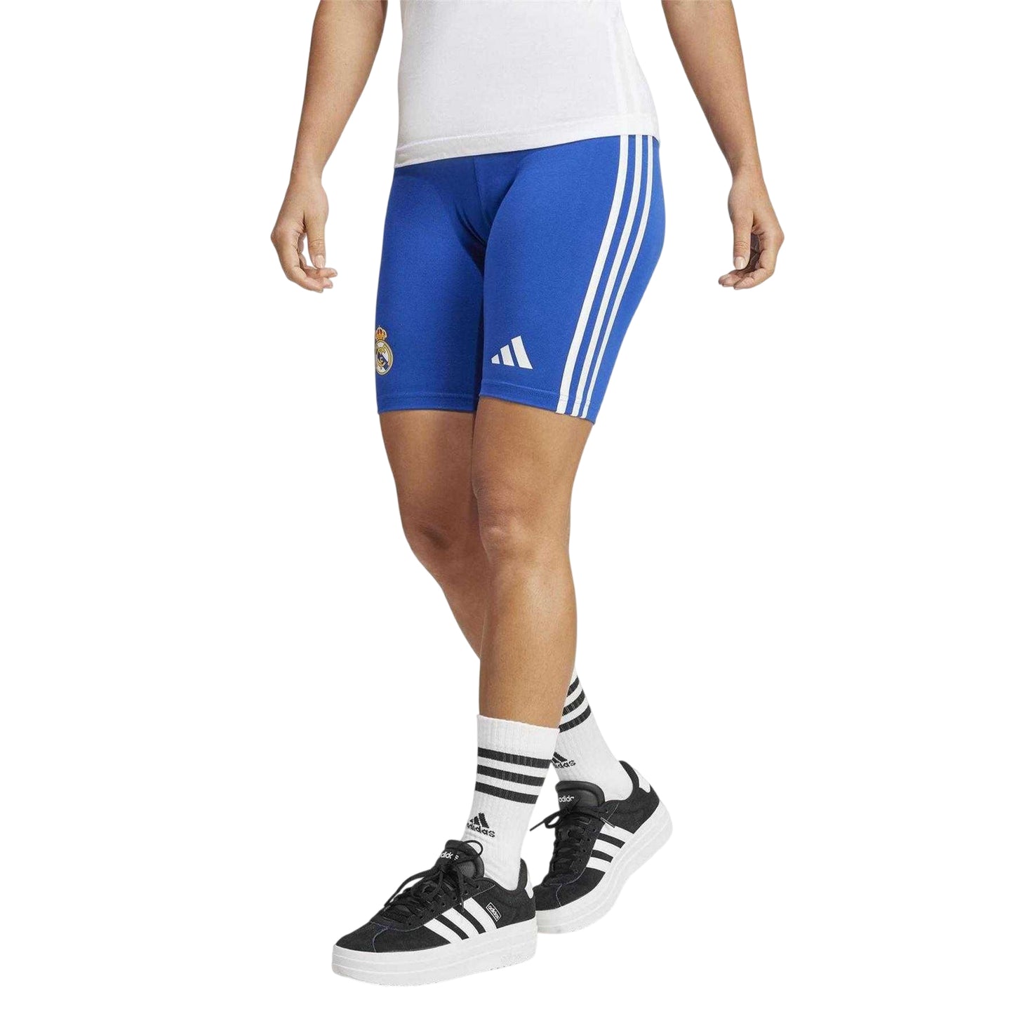 Collegiate Blue - Side - Adidas Womens-Ladies Real Madrid CF Base Layer Shorts