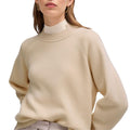 Beige - Side - Boss Womens-Ladies Fariola Knitted Jumper