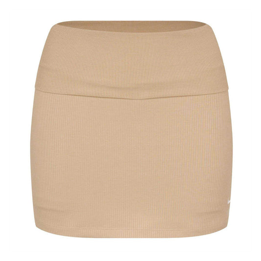 Linen-Sail - Front - Nike Womens-Ladies Ribbed Mini Skirt