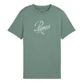 Green - Front - Puma Childrens-Kids Essential Script T-Shirt