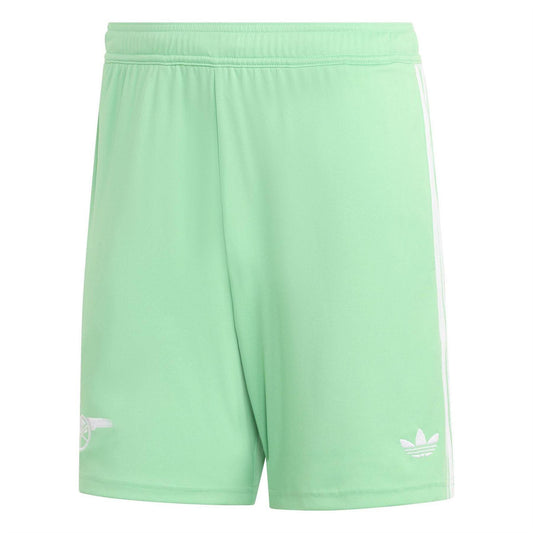 Green-White - Front - Adidas Mens Arsenal FC Goalkeeper Shorts