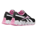 Black-Pink - Back - Reebok Childrens-Kids Dynamica 2.0 Zig Zag Trainers