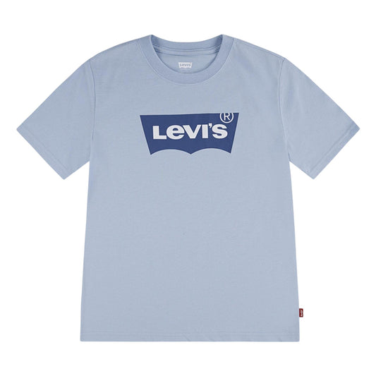 Blue - Front - Levis Childrens-Kids Cotton Blend Regular T-Shirt