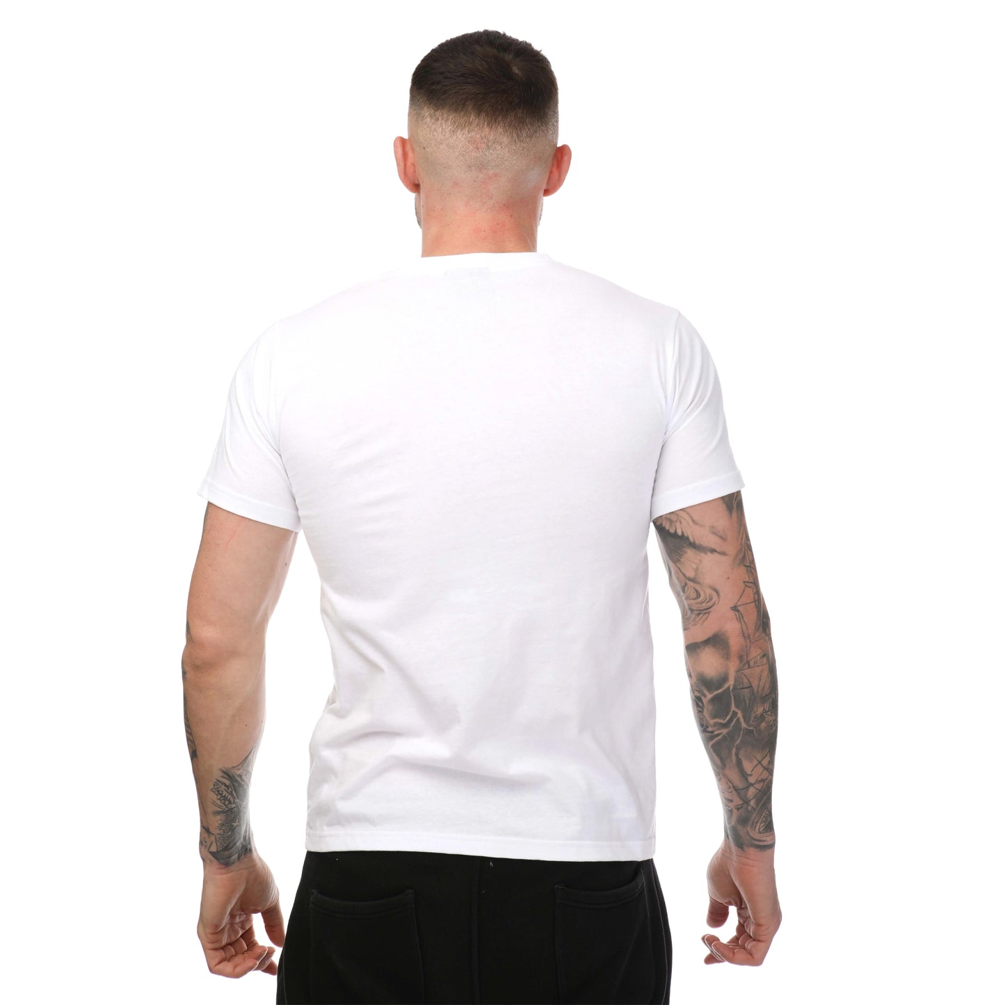 White - Back - One True Saxon Mens Braice T-Shirt