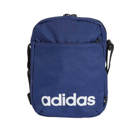 Blue - Front - Adidas Linear Logo Shoulder Bag