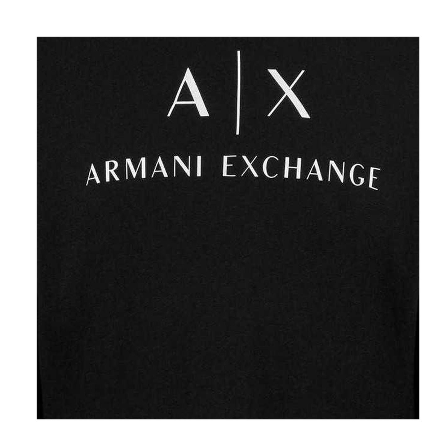 Black - Side - Armani Exchange Mens Logo T-Shirt
