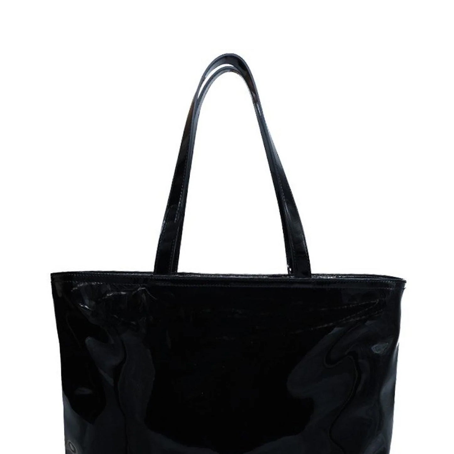 Black - Side - Love Moschino Logo Tote Bag