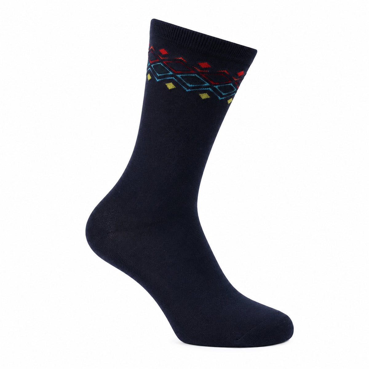 Blue - Side - Lee Womens-Ladies Cotton Blend Ankle Socks (Pack of 3)