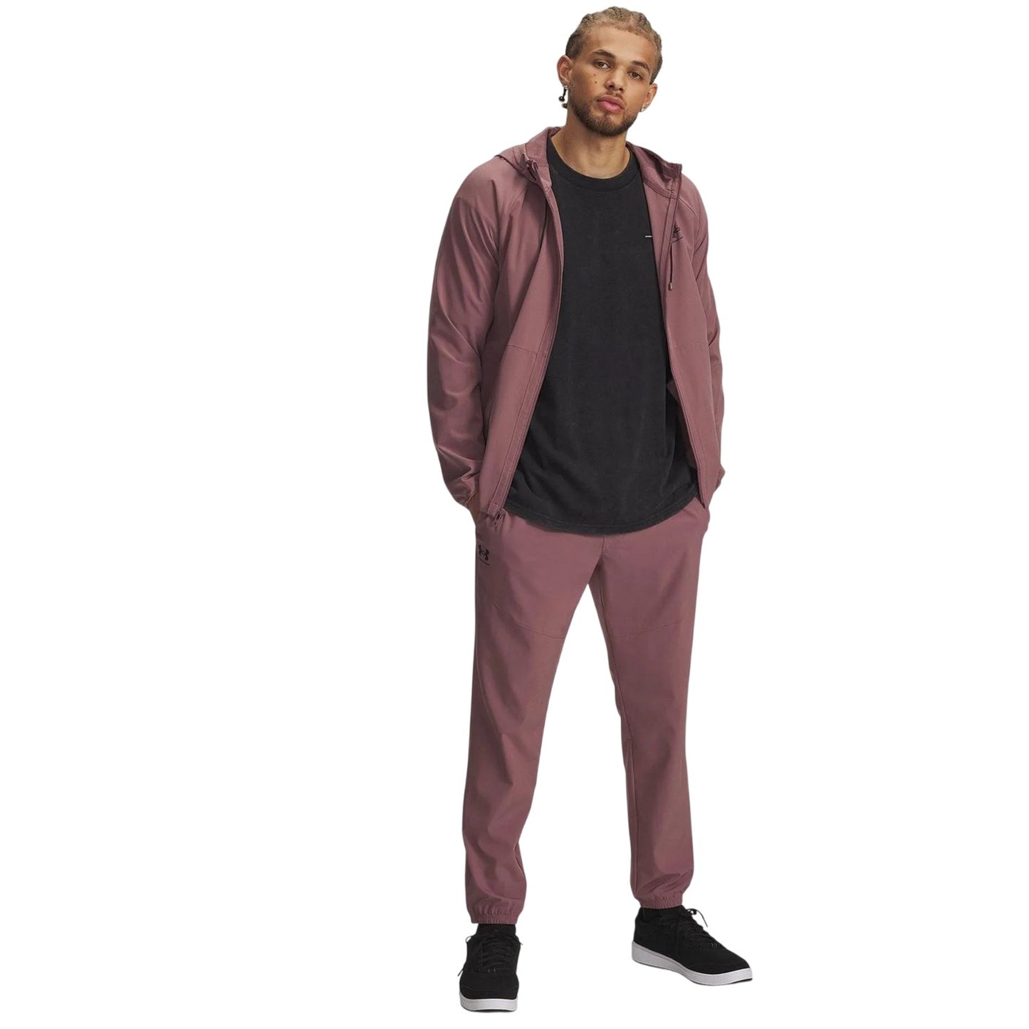 Maroon - Lifestyle - Under Armour Mens Vibe Relaxed Fit Joggers