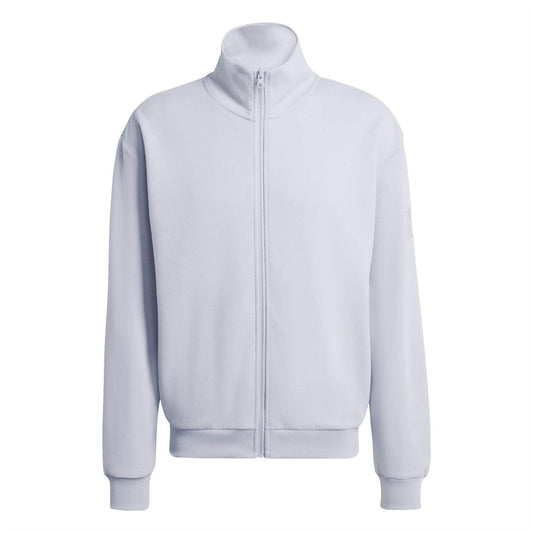 Silver - Front - Adidas Mens Relaxed Fit Track Top