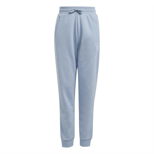 Blue - Front - Adidas Childrens-Kids Embroidered Pull-On Joggers