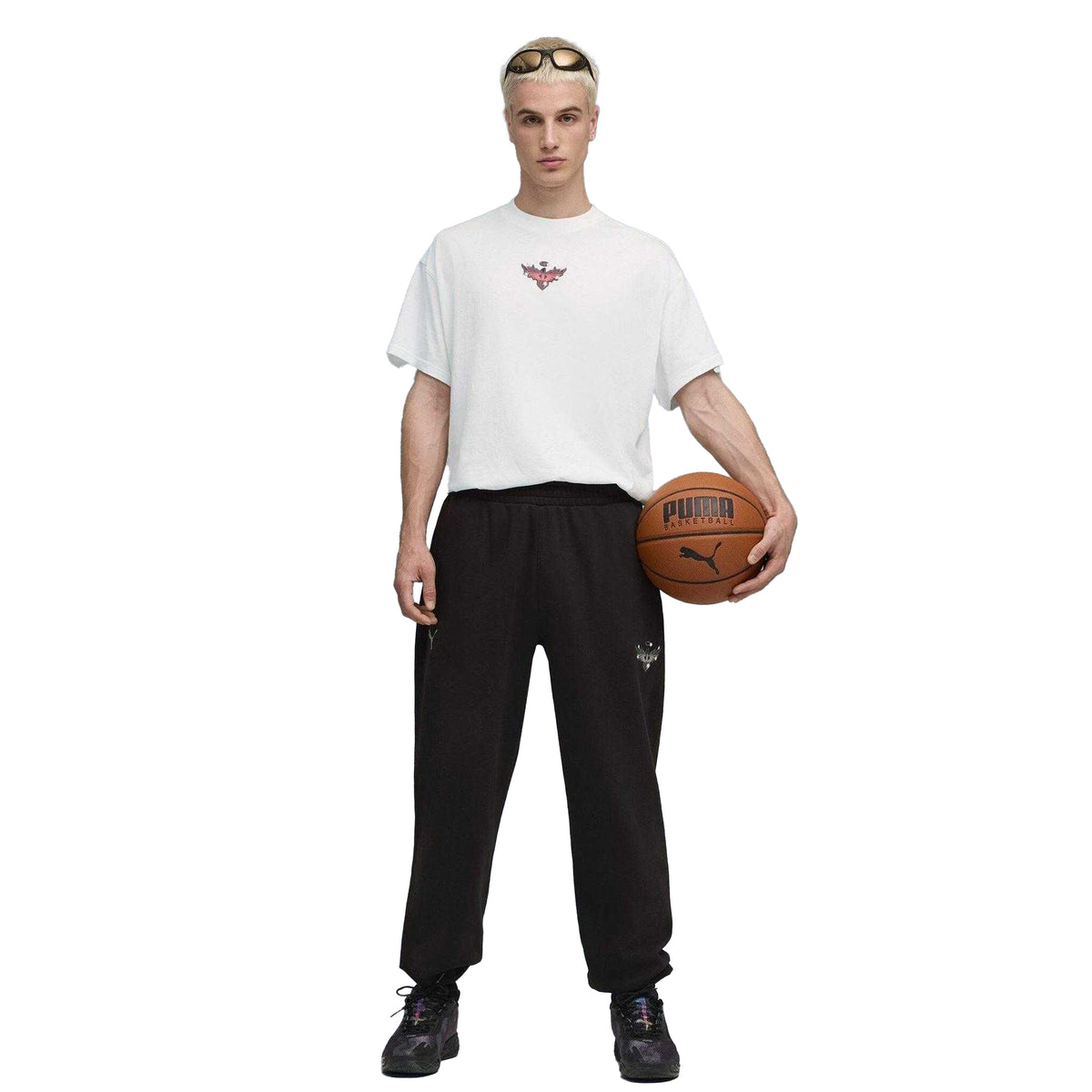 Black-Silver - Pack Shot - Puma Mens Performance Joggers