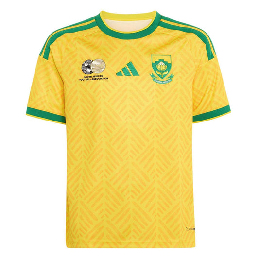 Yellow-Green - Front - Adidas Childrens-Kids World Cup 2026 South Africa Home Shirt