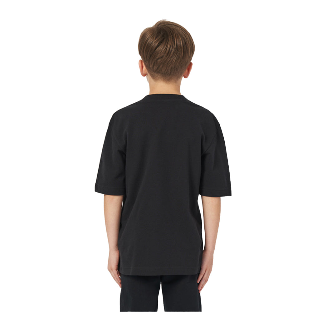 Black - Pack Shot - Adidas Childrens-Kids Future Icons Logo T-Shirt