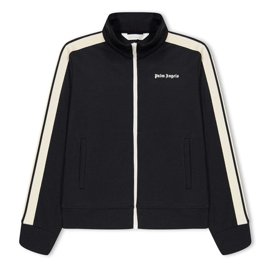 Black - Front - Palm Angels Childrens-Kids Track Jacket