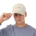 Cream - Side - Lyle & Scott Embroidered Logo Baseball Cap