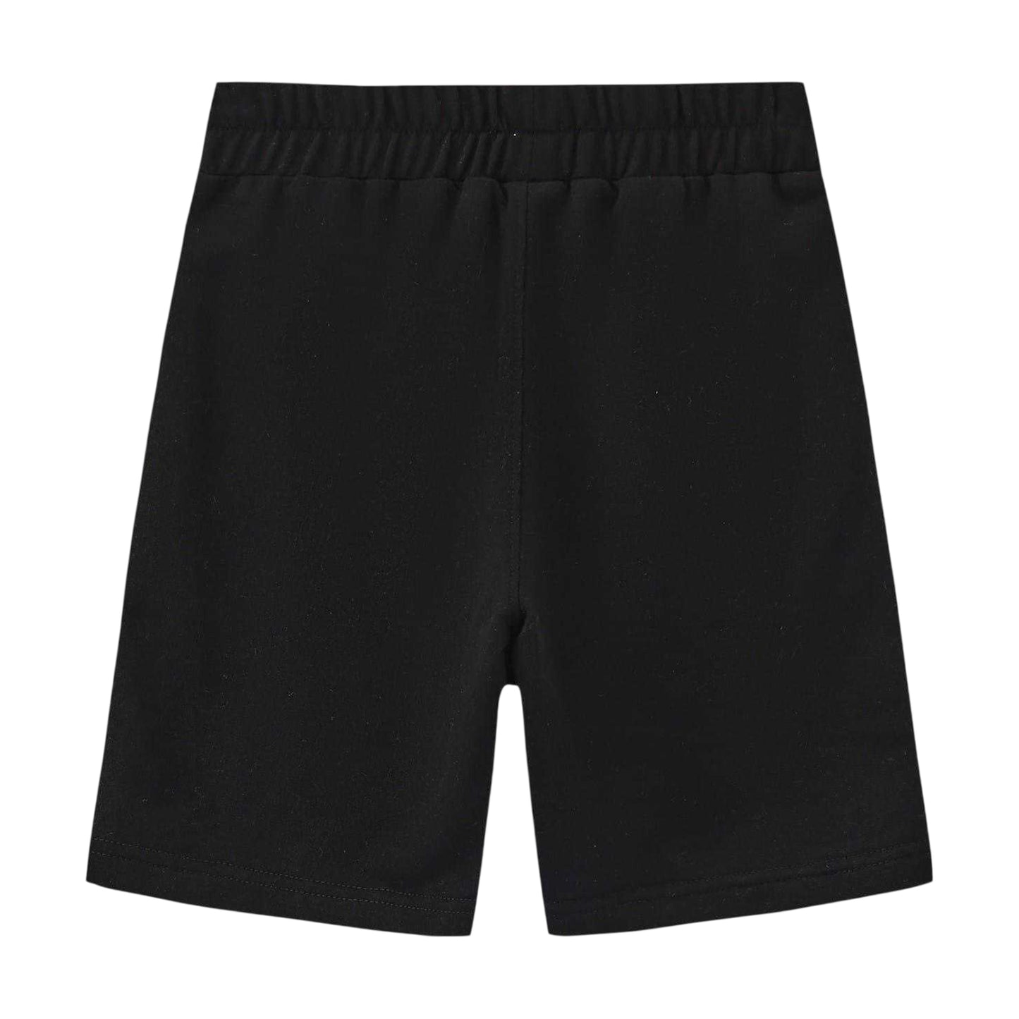 Grey-Black - Side - Batman Childrens-Kids Back Print Shorts & Top Set