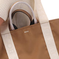 Beige - Back - Hugo Boss Deva Shopper Bag