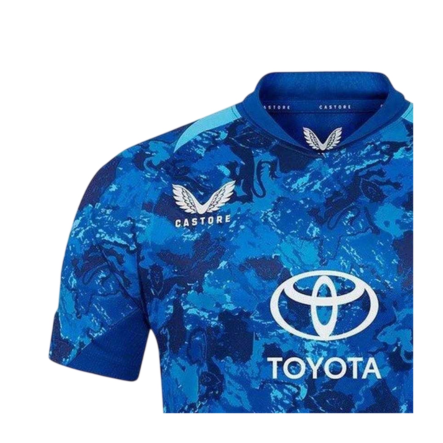 True Blue-Blue - Side - Castore Mens ODI 2025 England Cricket Cricket Shirt