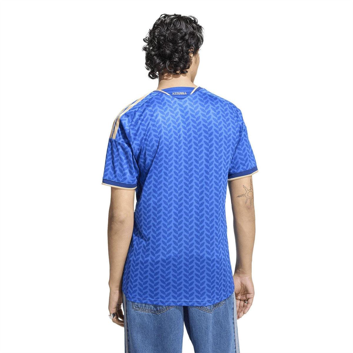 Blue-White - Pack Shot - Adidas Mens World Cup 2026 Italy Home Shirt