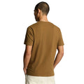 Brown - Back - Lyle & Scott Mens Pique T-Shirt