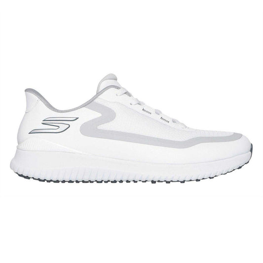 White-Grey - Front - Skechers Mens Go Golf Flight Spikeless Golf Shoes
