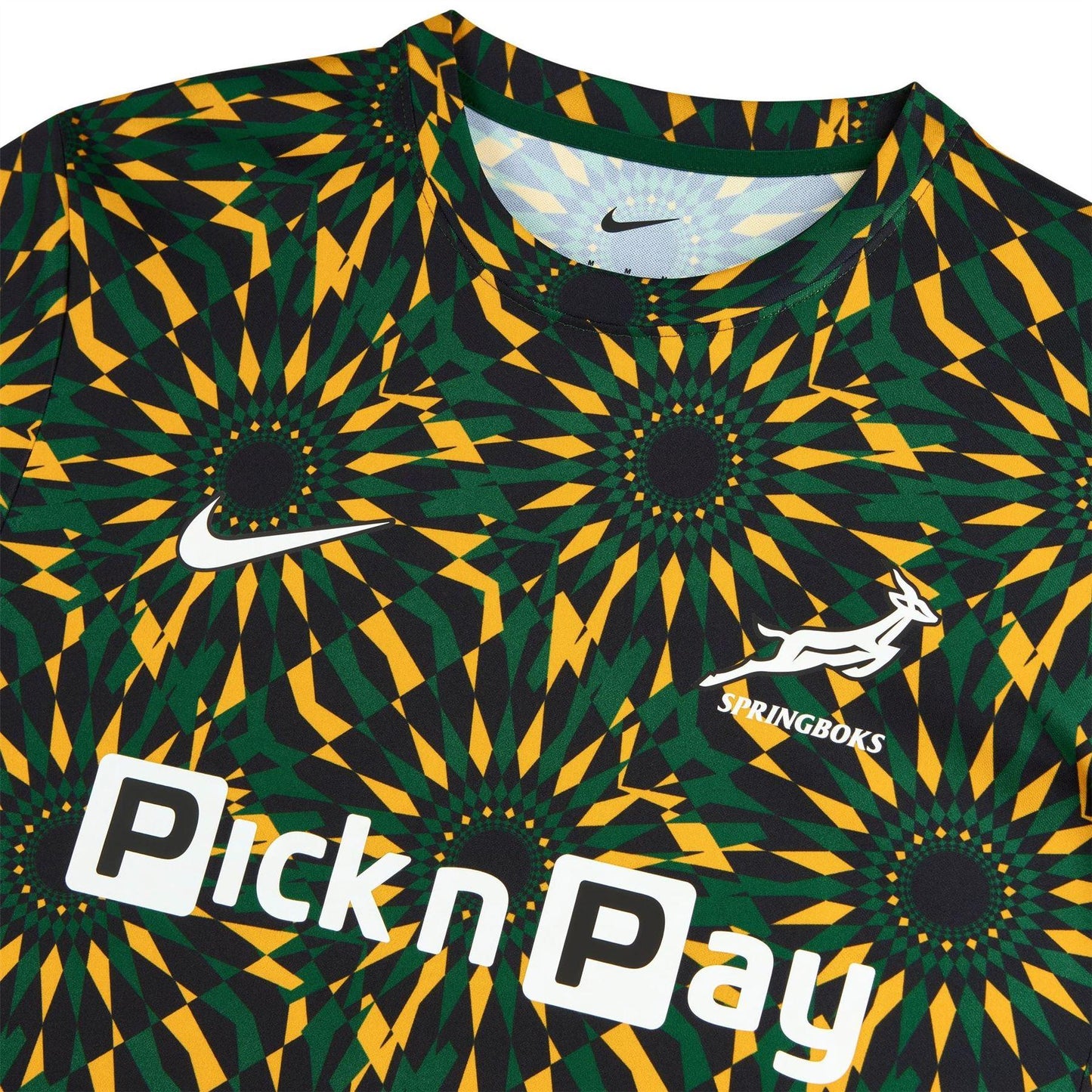 Black - Side - Nike Mens 2026 South Africa Rugby Shirt