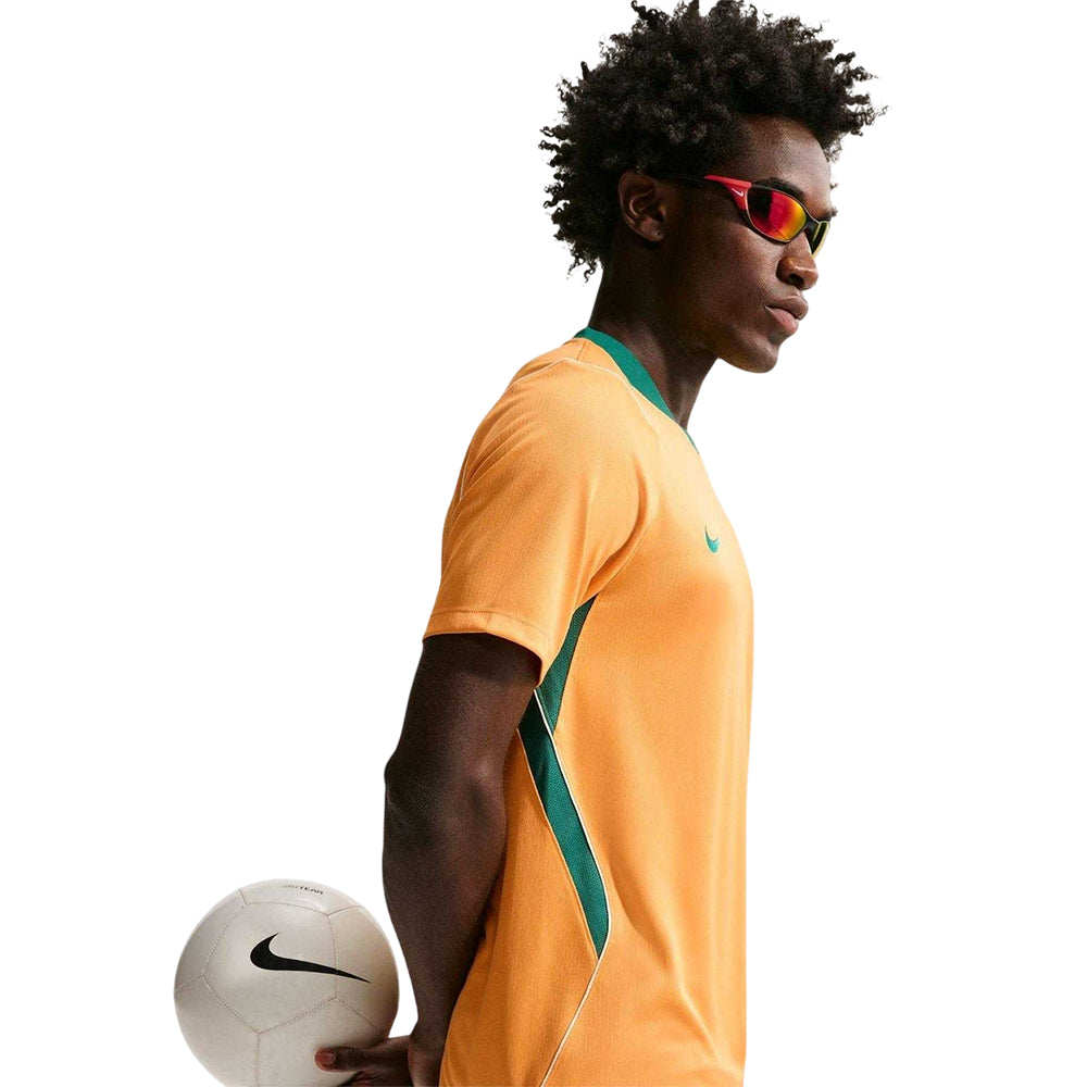 Gold-Green - Side - Nike Mens 2026 Australia Performance Football Shirt