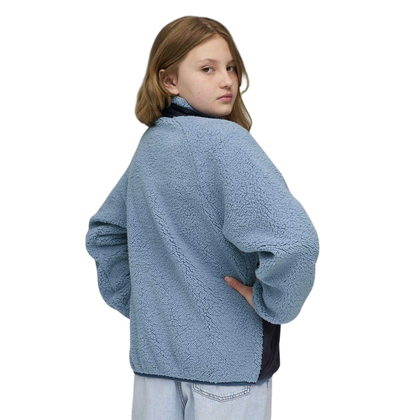 Cool Blue - Lifestyle - Puma Childrens-Kids Hybrid Fleece Jacket