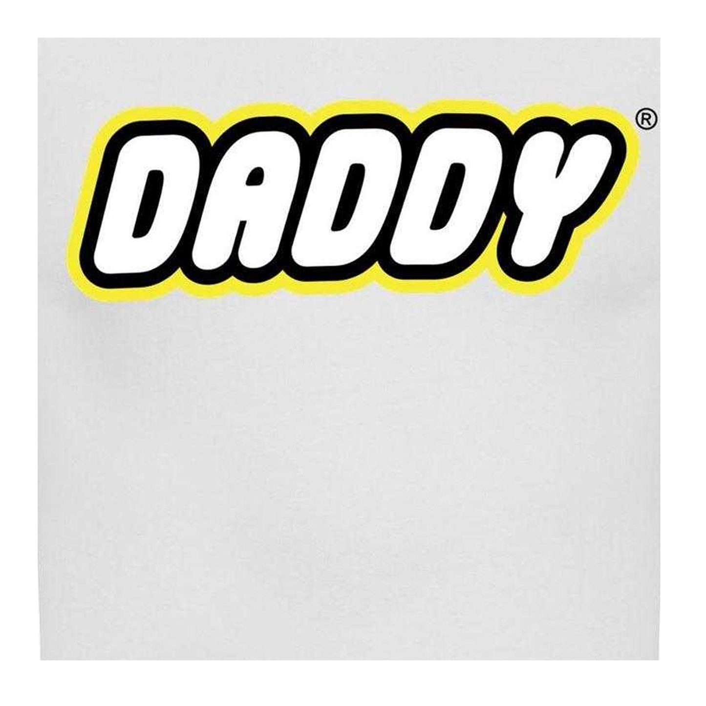 White - Side - AWD Mens Daddy Lego T-Shirt