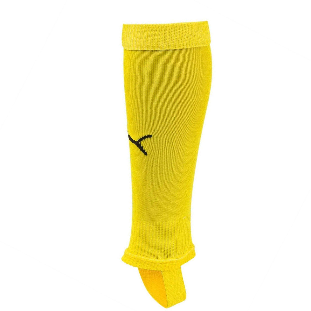 Yellow-Black - Back - Puma Childrens-Kids Team Liga Stirrup Socks