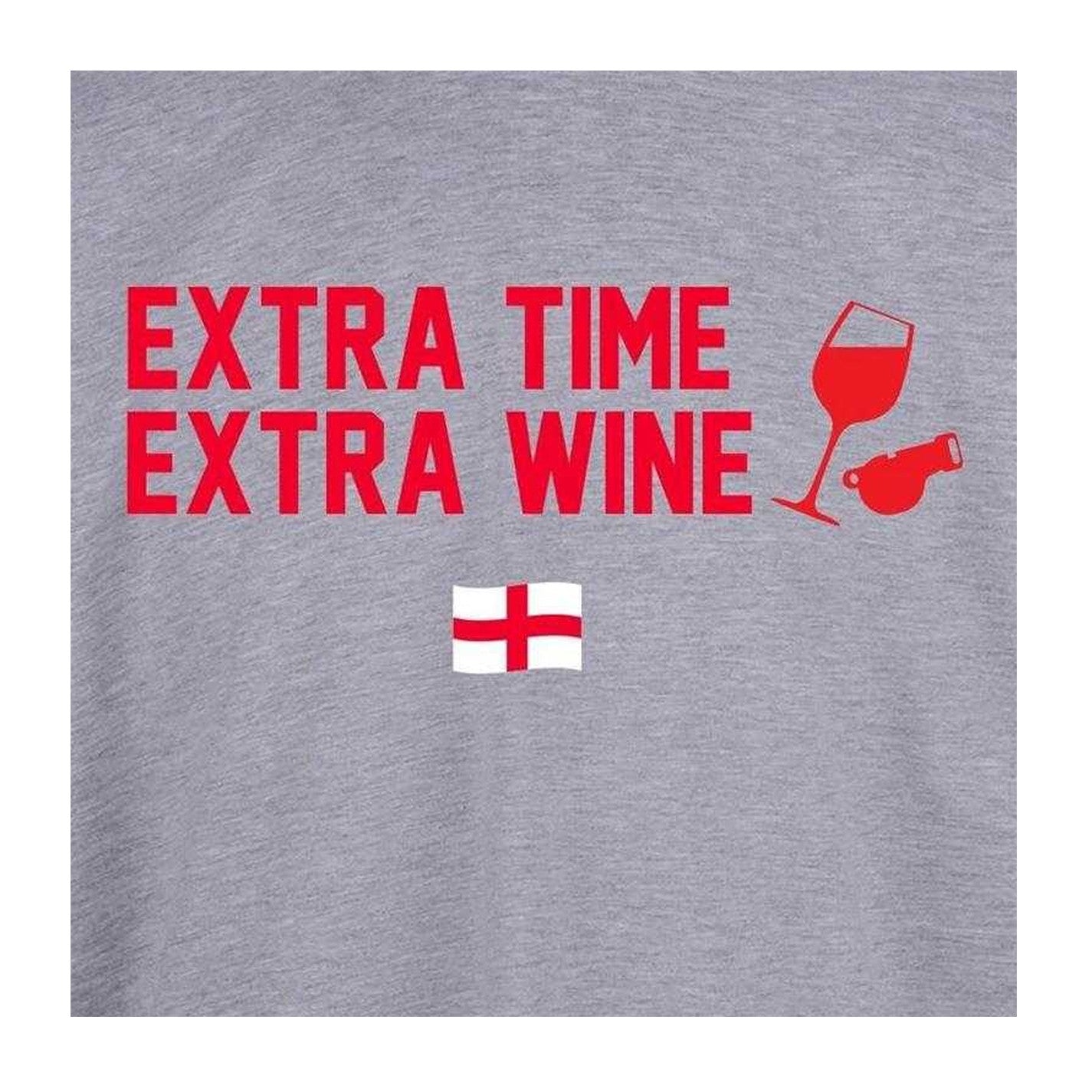 Grey - Side - AWD Womens-Ladies Extra Time Extra Wine T-Shirt