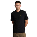 Black - Lifestyle - Lyle & Scott Mens Ottoman Tipped T-Shirt