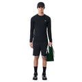 Black - Lifestyle - Lacoste Mens Stretch Slim Sport T-Shirt