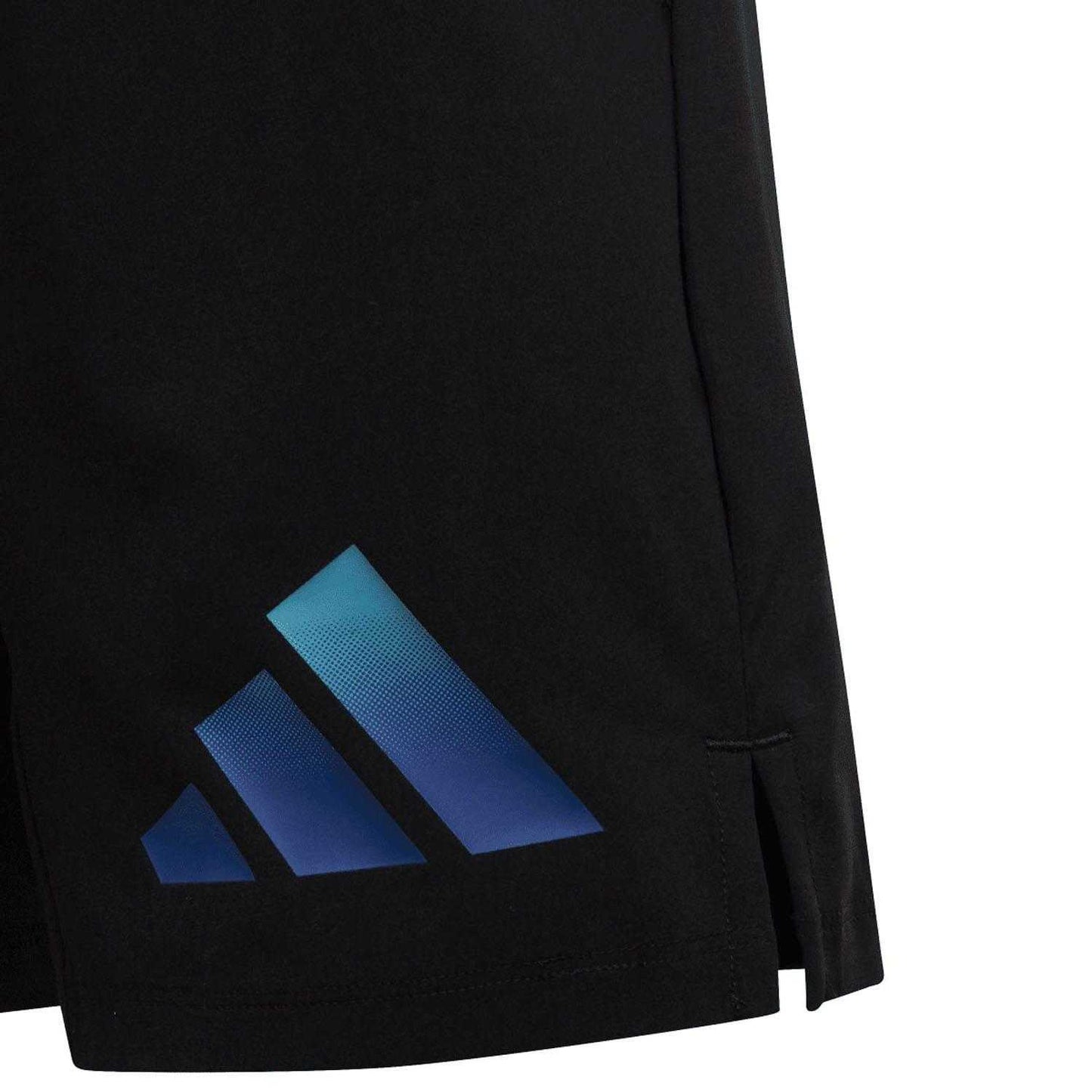 Black - Pack Shot - Adidas Childrens-Kids Train Aeroready Icons Woven Shorts