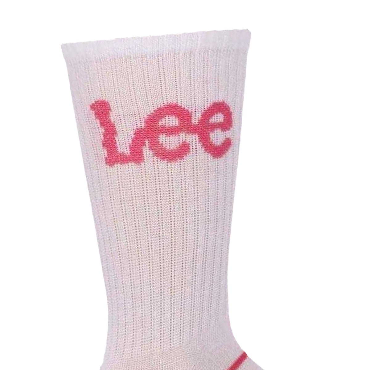 White - Side - Lee Womens-Ladies Sports Socks (Pack of 3)