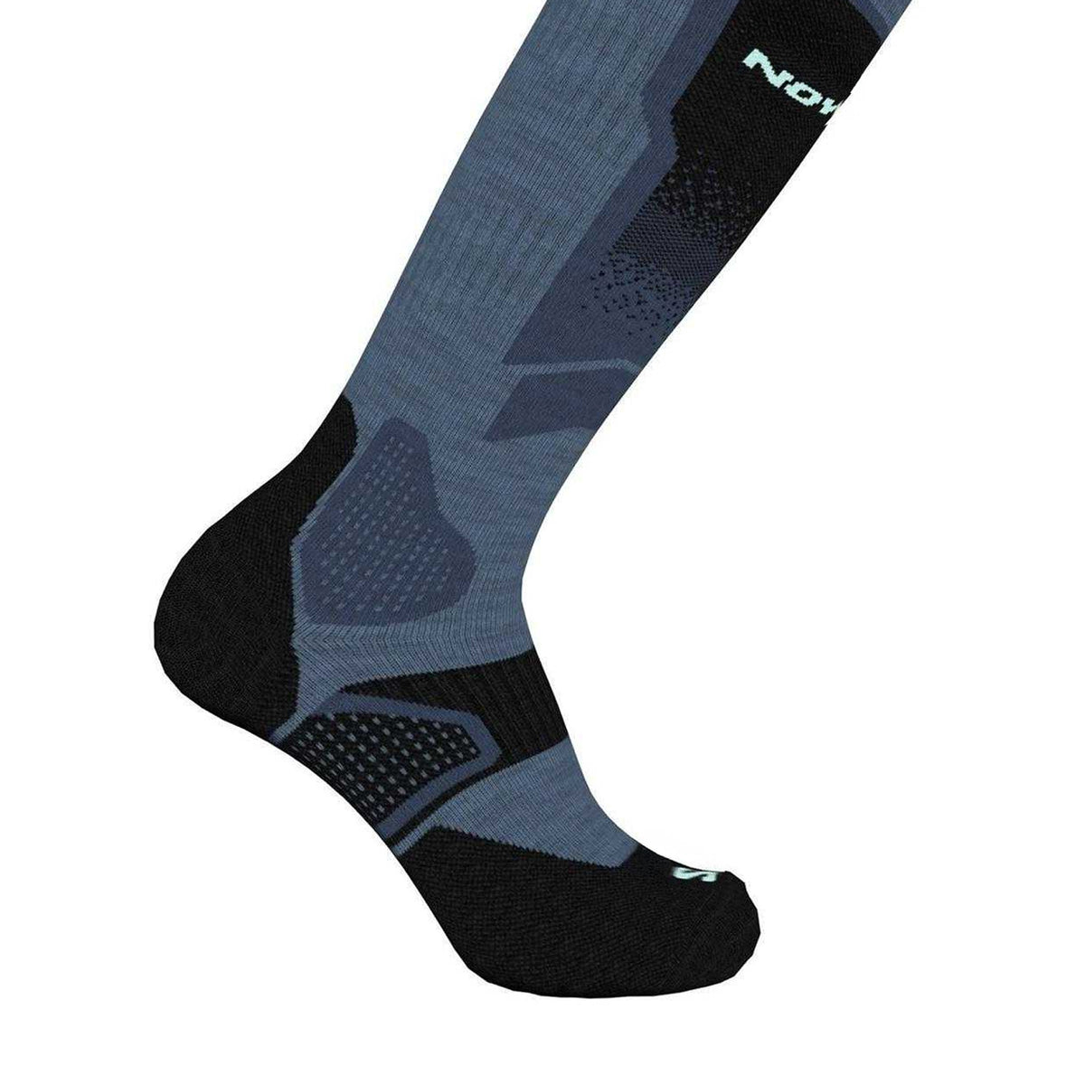 Black - Side - Salomon Mens Max Over Ski Socks