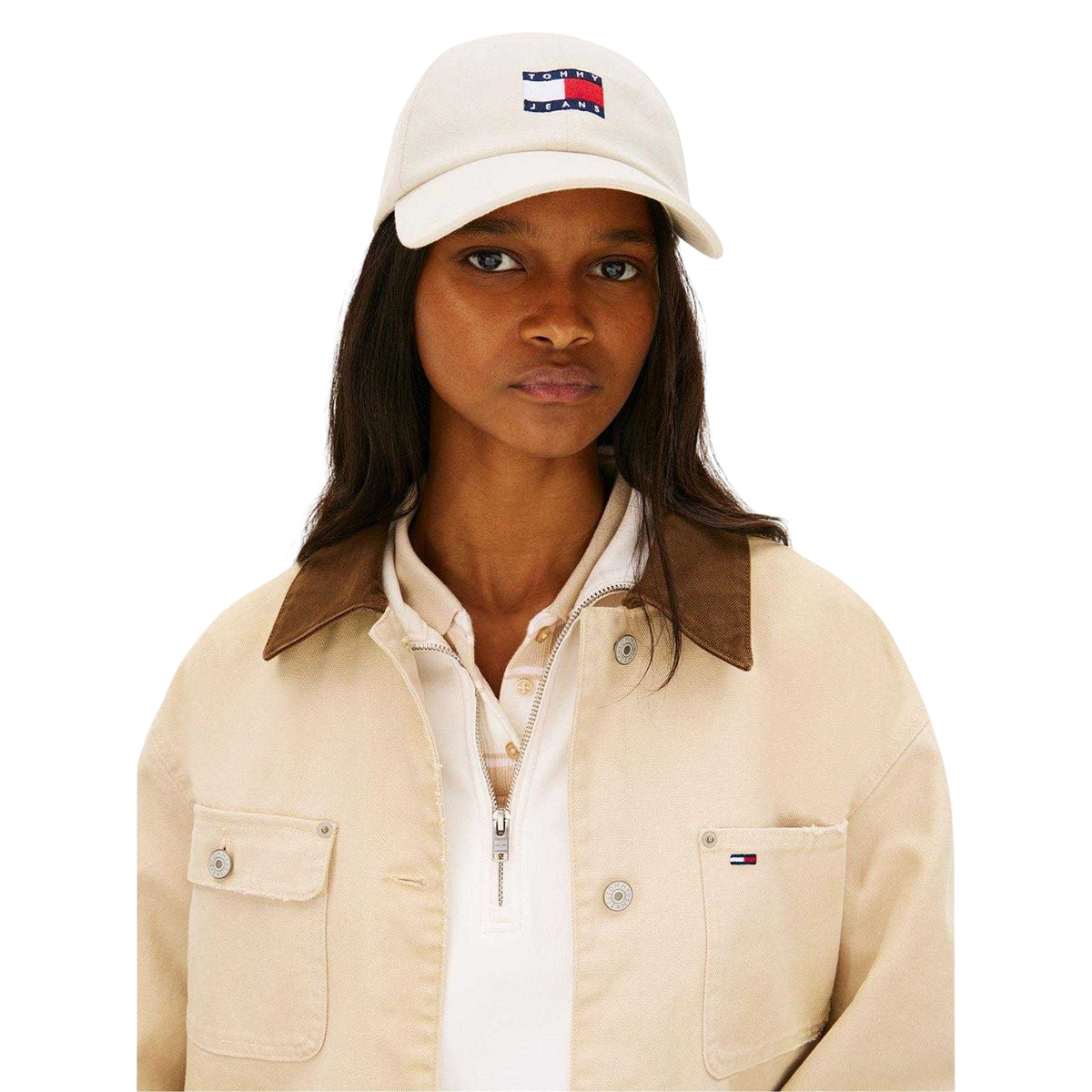 Beige - Lifestyle - Tommy Jeans Embroidered Logo Baseball Cap