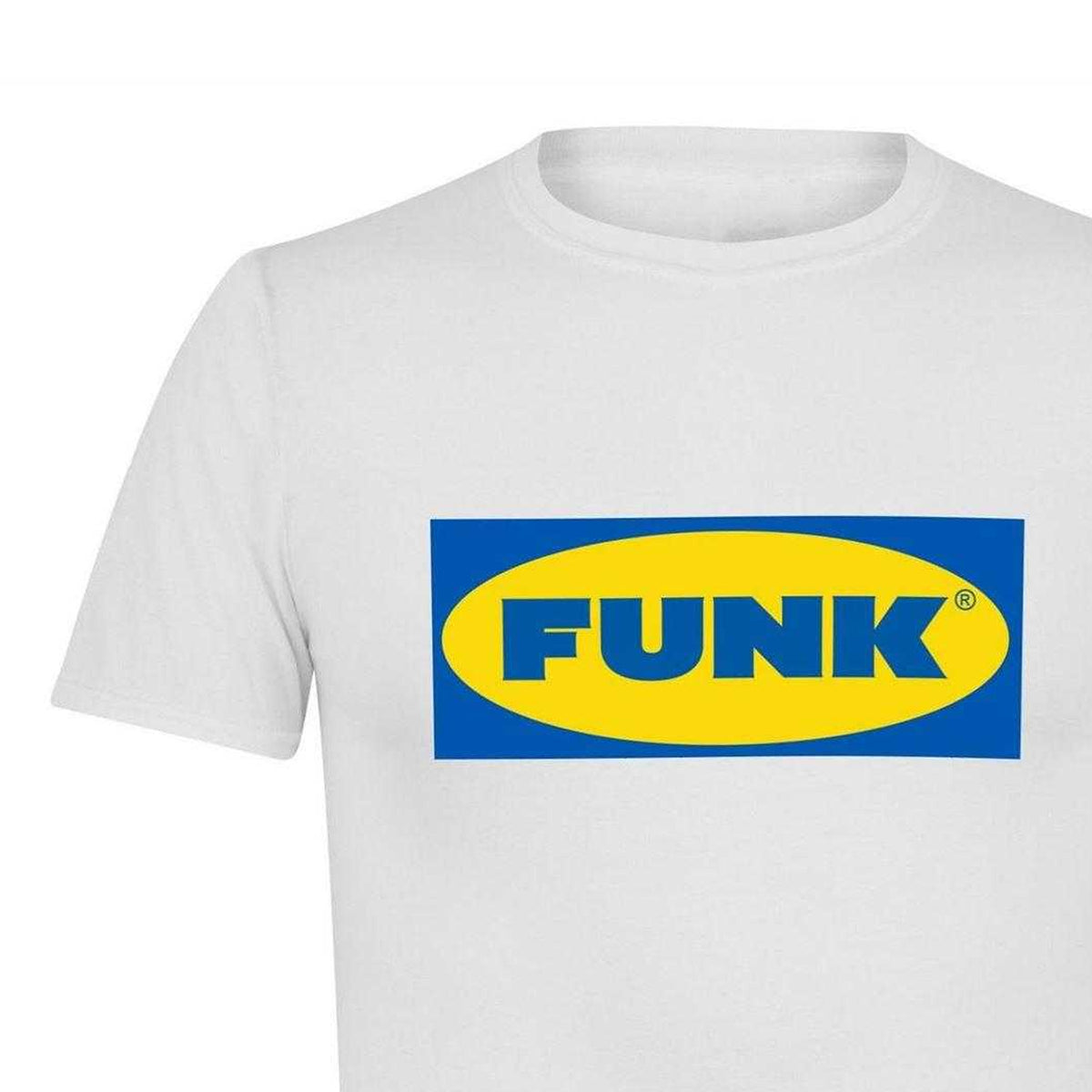 Grey-White - Side - AWD Unisex Adult Funk T-Shirt