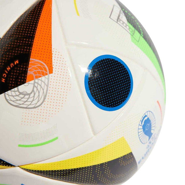 White-Blue-Yellow - Side - Adidas Euro 2024 Fussballliebe Mini Football