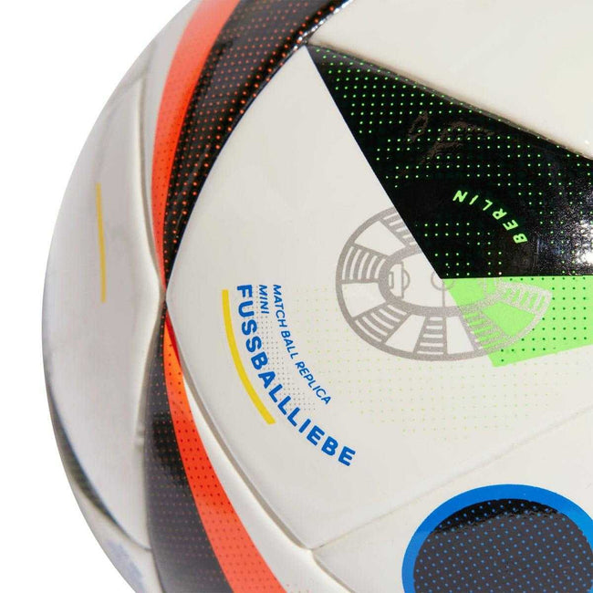 White-Blue-Yellow - Lifestyle - Adidas Euro 2024 Fussballliebe Mini Football