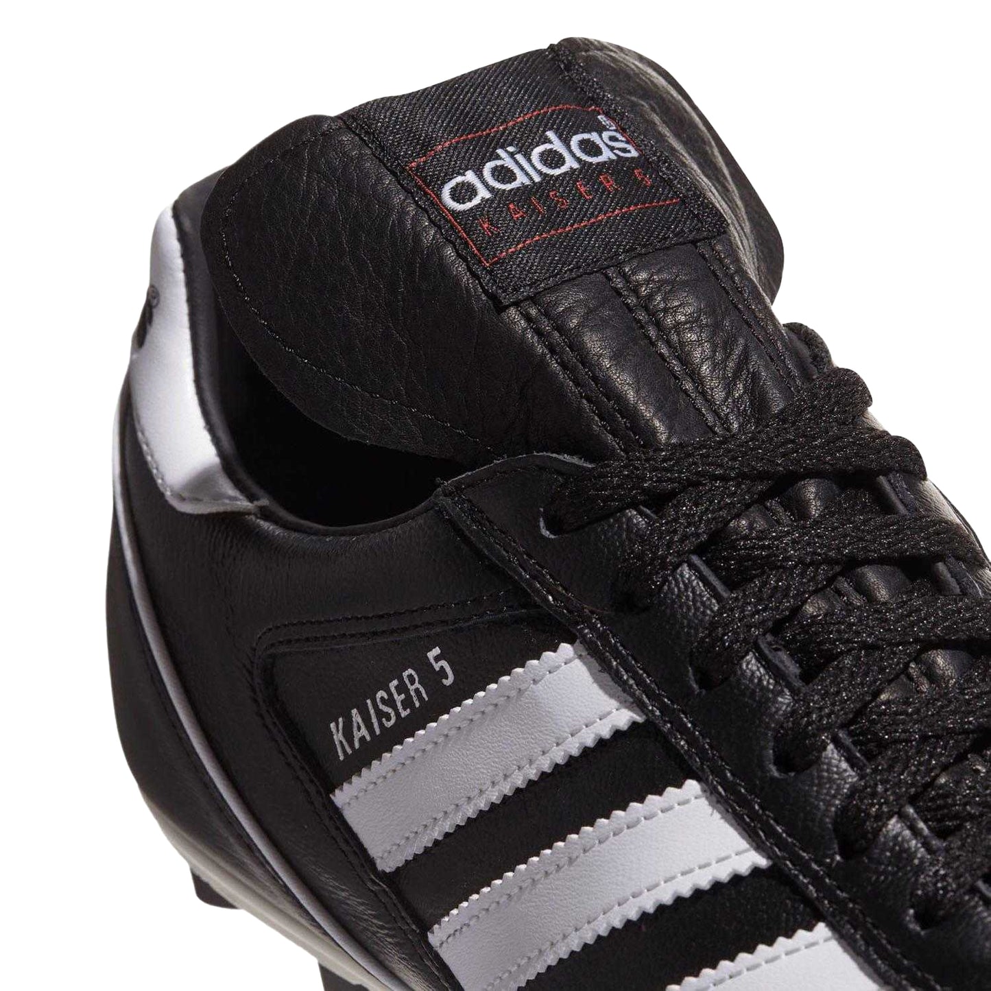 Black - Close up - Adidas Mens Kaiser 5 Liga Leather Firm Ground Football Boots
